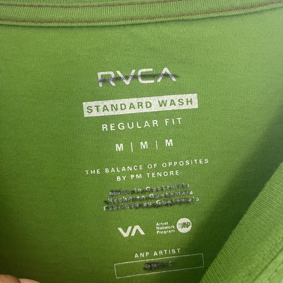 RVCA Olive Graphic Long Sleeve Tee - Picture 5 of 5